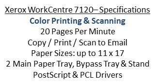 WC 7120 Fax Remanufactured July 2016